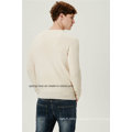 Half Fishmen Rib Acrylic Wool Fit Knit Men Sweater